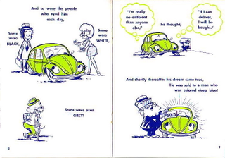 Illustration for article titled VW's Only Officially-Approved Christmas Story Has A Jolly Green Beetle